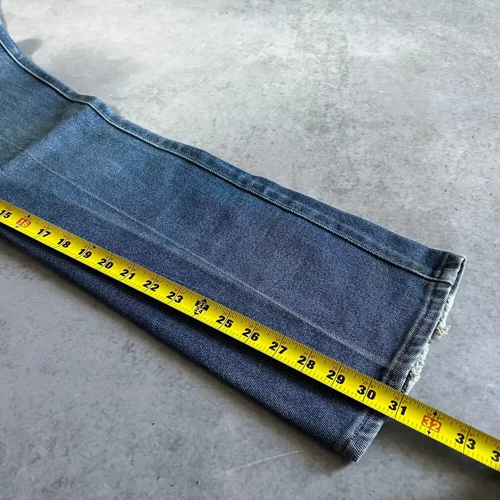 Levi's 517 Bootcut Mens 34x31 Jeans Vintage Blue USA Made 1997 Orange Tab Denim
